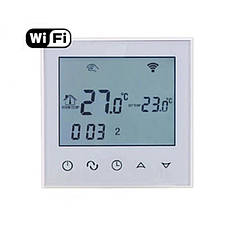 Терморегулятор програмований  Eco Term SN WI-FI White сенсорні кнопки