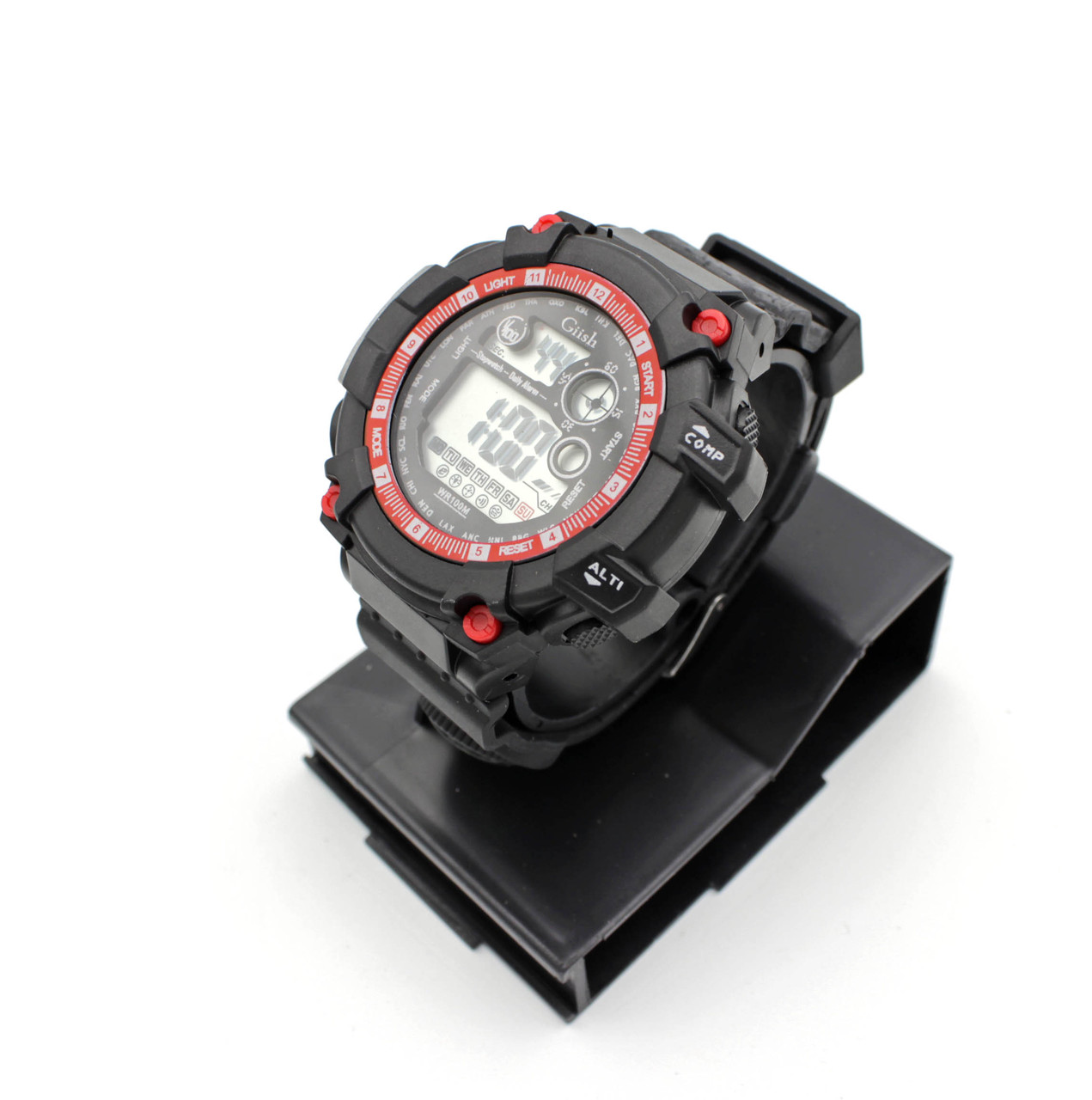 Годинники наручні Giish 4099 Чорний+Червоний