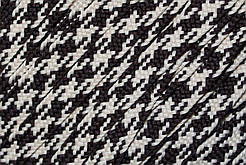 Тесьма(стрічка) шнур плоский поліестер 12мм темно-коричневий+бежевий моток 100м