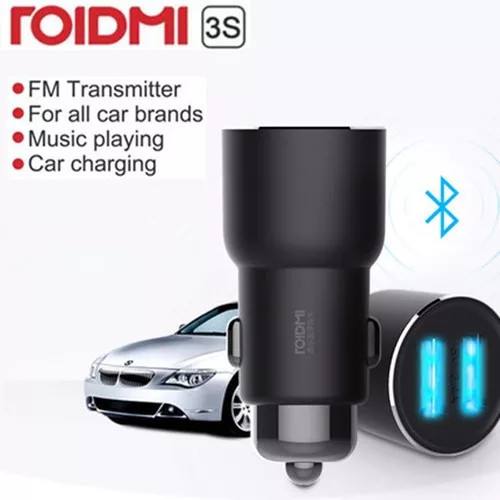 Xiaomi Roidmi 3S bfq04rm dual usb bluetooth музичне зарядний пристрій для мобільного телефону