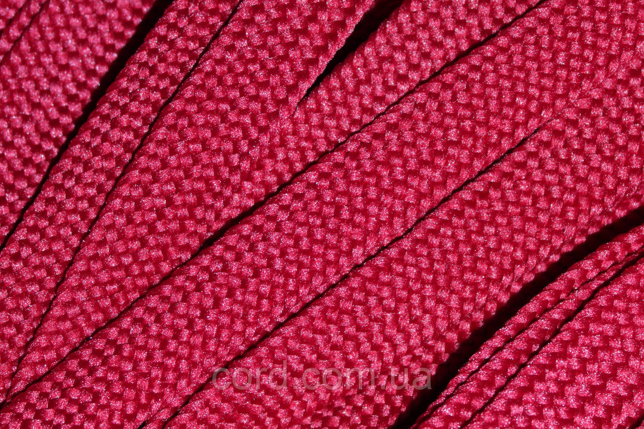 Тесьма(стрічка) шнур плоский поліестер 12мм бордовий моток 100м, фото 1