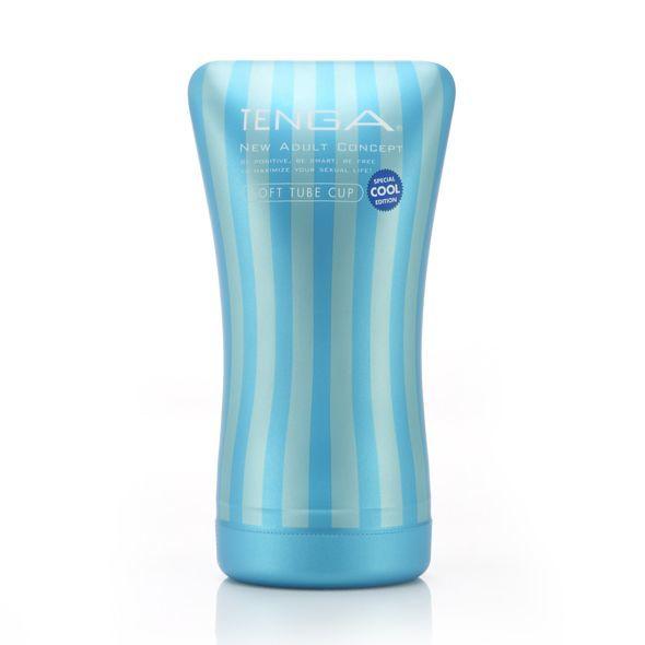 Мастурбатор Tenga Soft Tube Cup Cool Edition с охлаждающей смазкой (мягкая подушечка)