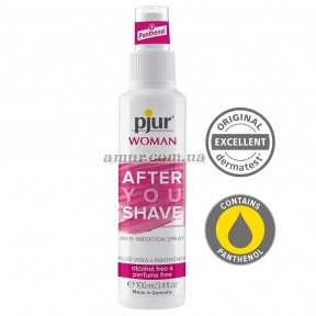 Спрей після гоління pjur Woman з алое вера та пантенолом, 100 мл