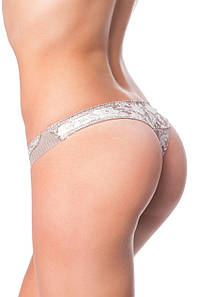 Жіночі трусики стрінги з жакардової тканини з мерехтливим візерунком Leilieve 7733