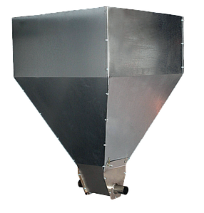 Приймальний бункер нержавіюча сталь 220 л, 200 кг, CDF0021-220