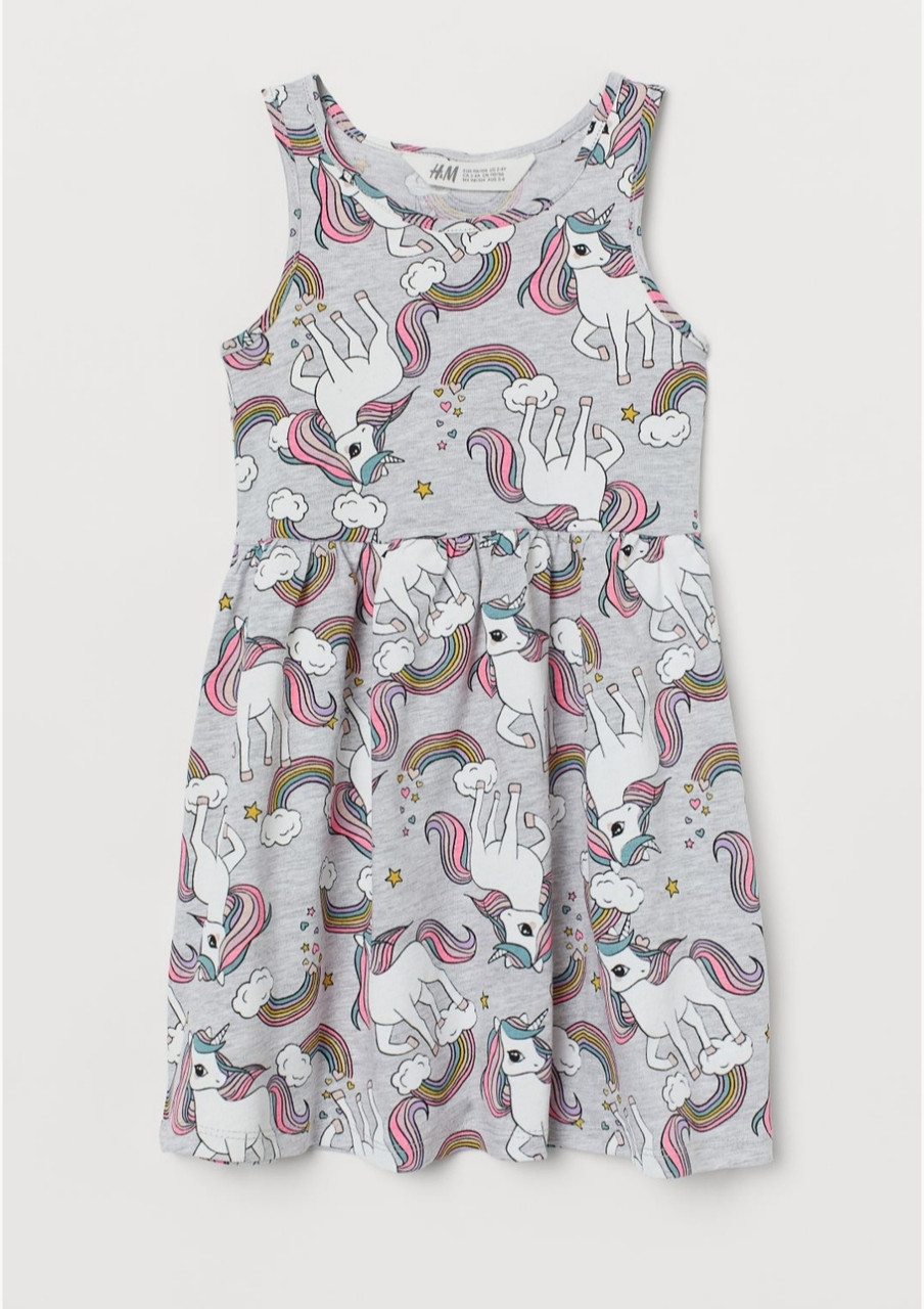 Літнє плаття сіре принт My little Pony H&M р. 98/104, 110/116см