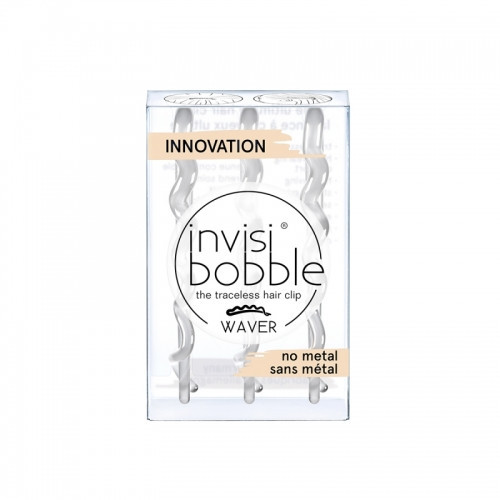 Заколка-невидимка для волос Invisibobble Wawer. Оригинал. В прозрачном цвете.