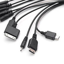 Кабель USB — 10 роз'ємів для заряджання універсальний, фото 3