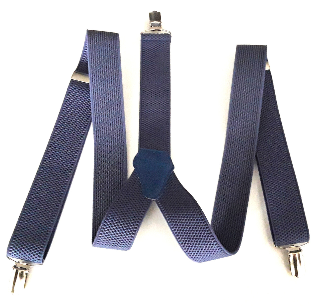 Підтяжки для штанів ширина 3,5 см сіро-блакитні