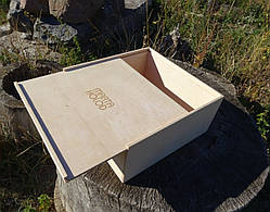 Дерев'яна коробка, дерев'яний ящик 27*27*12 см