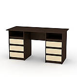 Стіл письмовий Декан 3 (Компаніт) 1400х600х736мм, фото 8