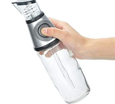 Пляшка для олії та оцту з дозатором Press Measure Oil Dispenser, фото 6