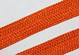 Тесьма(стрічка) шнур плоский поліестер 20мм помаранчевий моток 50м, фото 2
