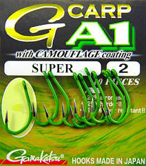 Крючок Gamakatsu A-1 G-Carp Camou Green Super №1