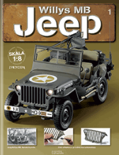 JEEP WILLYS MB випуск №1 | Збірна модель в масштабі 1:8 | Hachette