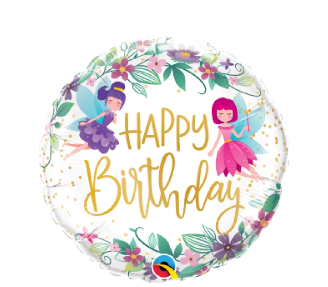 Q 18" Феєчки З Днем народження, В ПЗ, фото 1