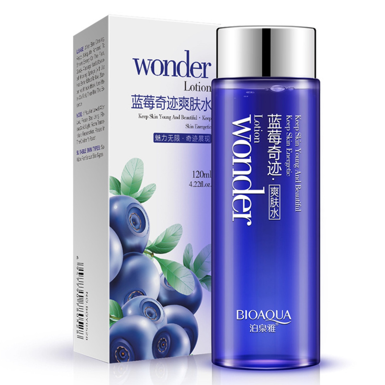 Лосьйон для обличчя з екстрактом чорниці Bioaqua Wonder Lotion, 120мл