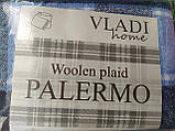 Вовняний плед Vladi для дачі, кафе, літніх майданчиків., фото 6