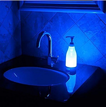 Дозатор для рідкого мила з підсвіткою Soap Bright Nightlight Soap Dispenser 400 мл, фото 5