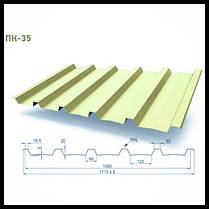 Профнастил • ПК-35 • мат RAL 8017 / 0,45 мм / Арсенал-Центр, фото 3