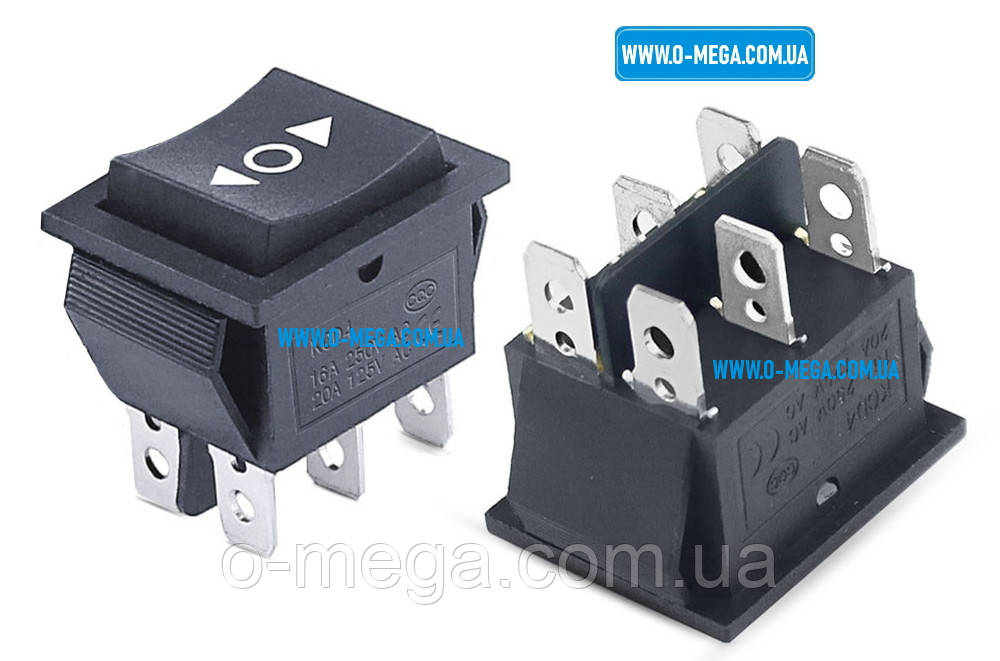 Кнопковий вимикач, клавіша широка, без фіксації, без підсвітки 29,0 * 22,0 мм (склопідіймач)