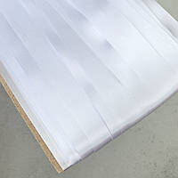 Сатинова стрічка біла 25 мм (для накатки)