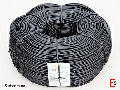 Кембрик – агрошнурок, агротрубка Аграріо – Agrario 4 мм, 5 кг, ПВХ чорний