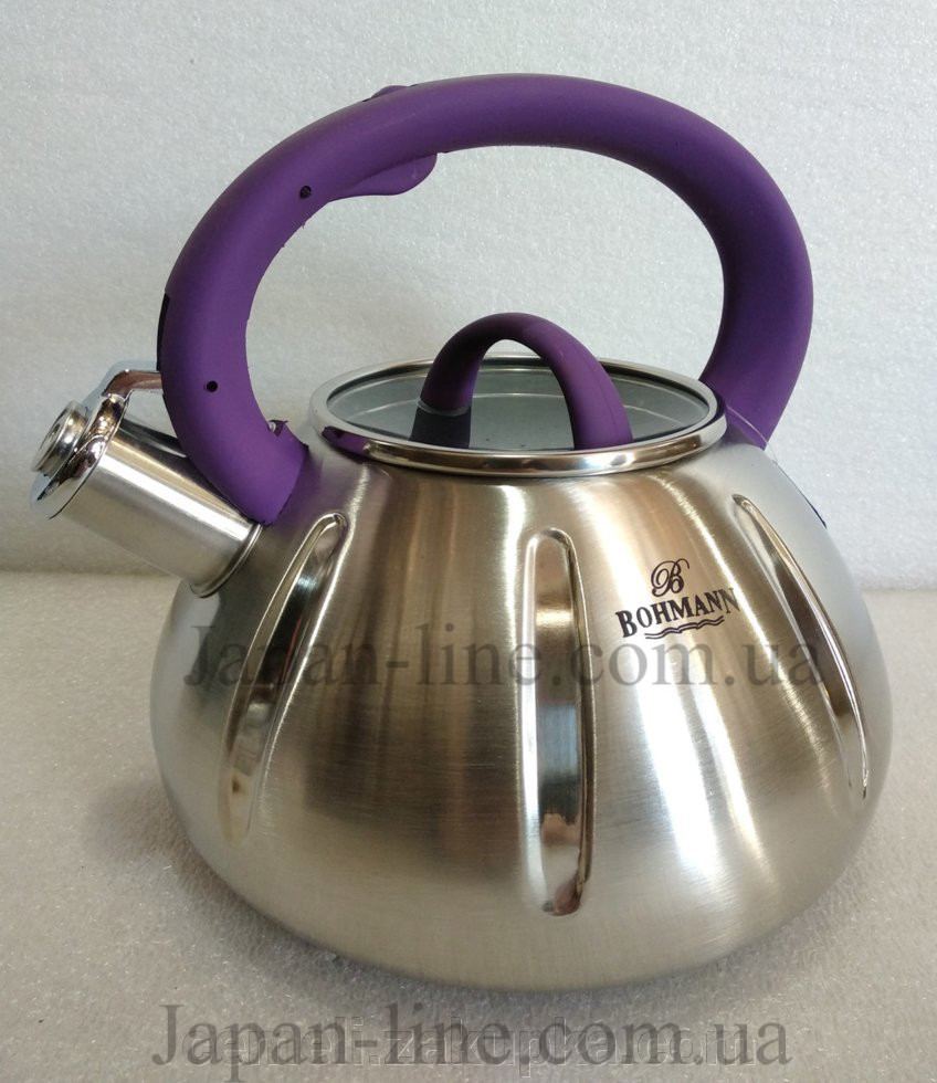 Чайник зі свистком Bohmann BH 9918 violet 3 л.