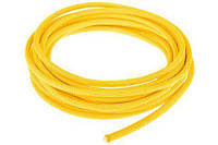 Провід шнур-силикон для декоративних світильників жовтий (ціна за бухту 13,5м) TM LUMANO
