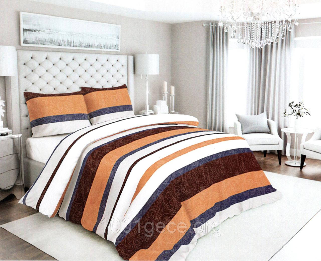 Комплект постільної білизни Бязь Голд Люкс №бл192 Полуторний 150х220