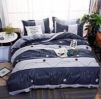 Півтораспальний постільний комплект -Кардіограма