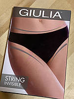 Трусики-стрінги безшовні еластичні Giulia String Invisible (String Briefs) різні кольори S/M - L/XL, фото 3