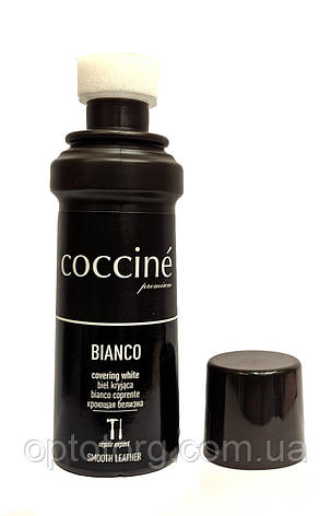 Крем фарба рідка Біла для гладкої шкіри Кочині Bianco Coccine 75мл, фото 3