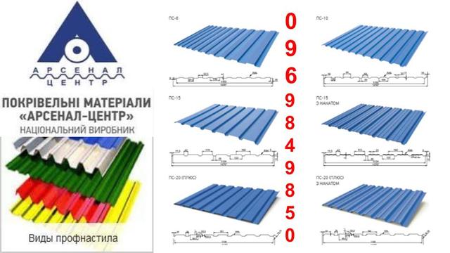 Профнастил Арсенал Центр Купить  в Украине