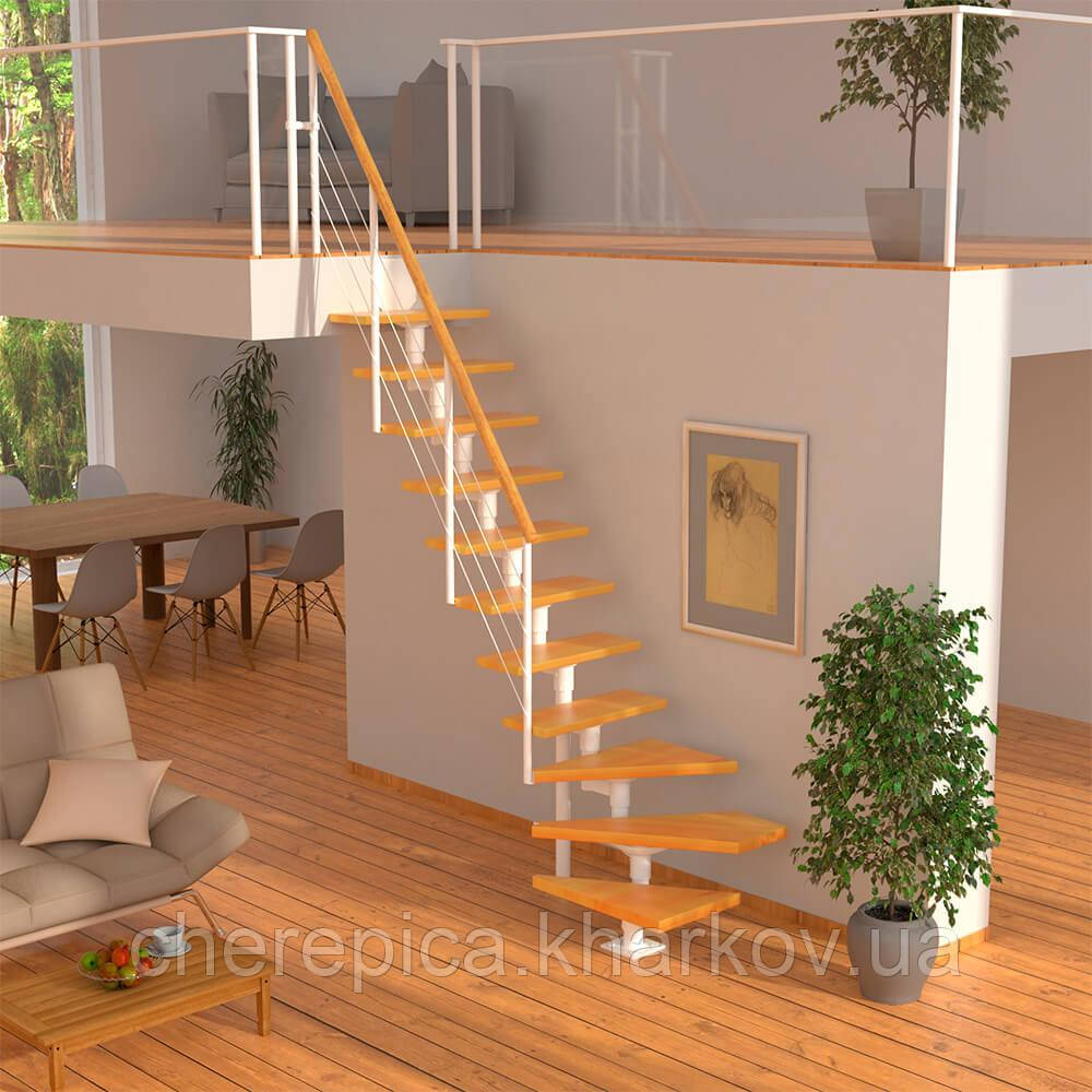Модульні сходи DOLLE Boston Біла забежная, фото 1