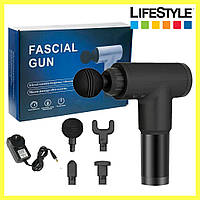 Портативный массажер для тела Fascial Gun KH-32 / Мышечный массажер для спины поясницы шеи