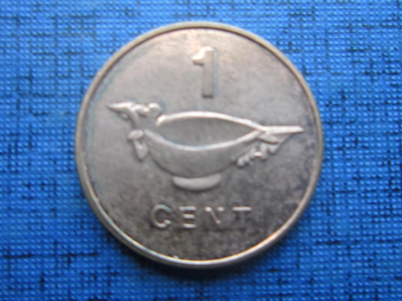 Монета 1 цент Британские Соломоновы Острова Океания 2005 - фото 1 - id-p739081279