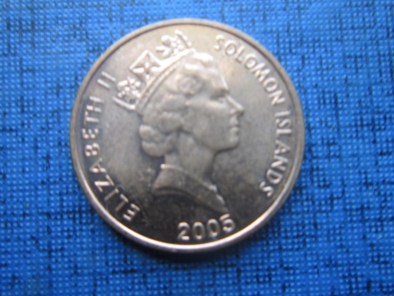 Монета 1 цент Британские Соломоновы Острова Океания 2005 - фото 2 - id-p739081279