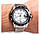 Skmei 0992 s robby steel з білим циферблатом чоловічий годинник, фото 3