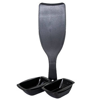 Чорна лопатка для балаяжа з мисочками HairMaster (890642)