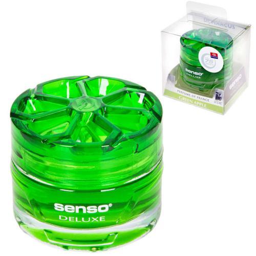 Освіжувач повітря гель на панель приладів DrMarkus Senso Delux Green Apple 50ml ( зелене яблуко)