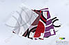 Тканинні ролети відкритого типу з тканини "Геометрія", ціна за 0,5 м.кв, фото 2