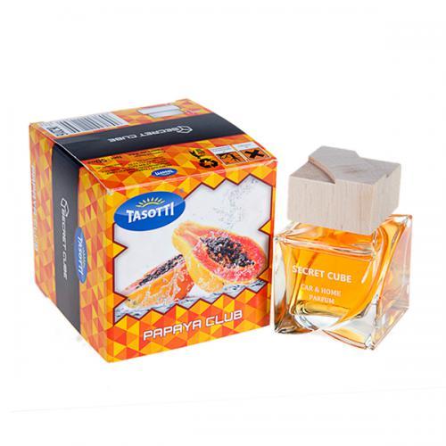 Ароматизатор на панель для авто Tasotti/"Secret Cube"- 50ml/Papaya