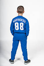 Костюм дитячий спортивний синій з принтом Point ONE, фото 3