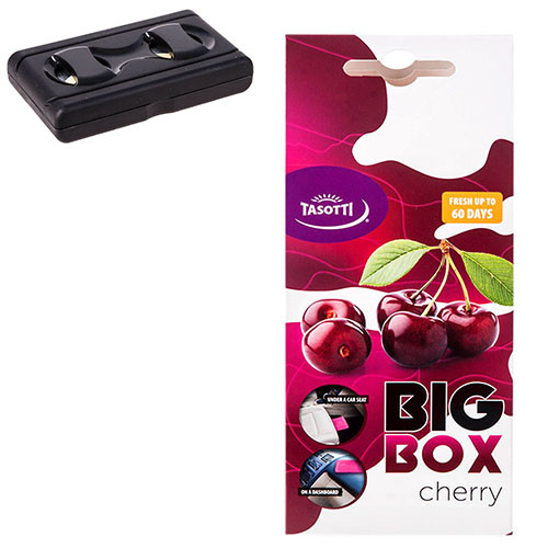 Ароматизатор під сидіння авто Tasotti "Big box" — 58g Cherry
