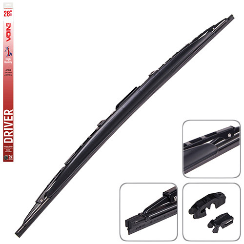 Щітки склоочисника каркасні зі спойлером VOIN 28"-700 мм (TP605SWS-28") DRIVER (VD-28700)