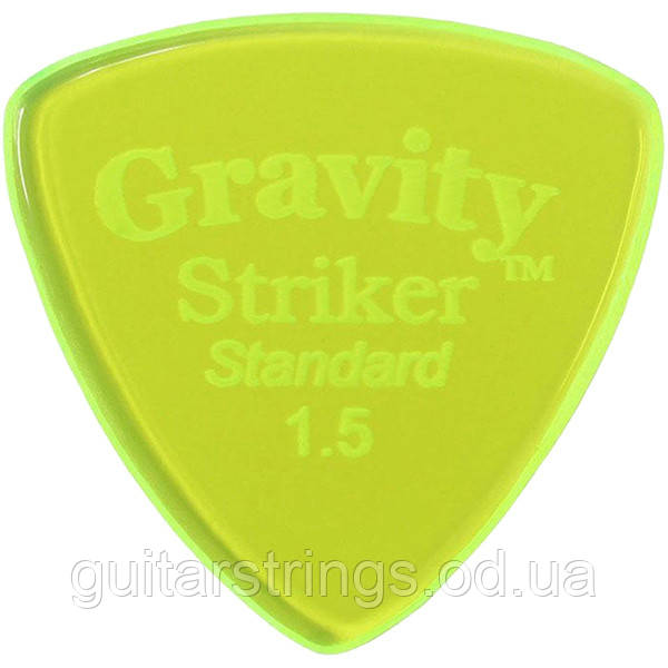 Медіатор Gravity Picks GSRS15P Striker Standard Polished 1.50 mm, фото 1