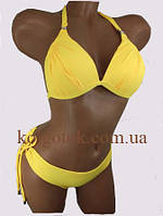 Жіночий роздільний купальник з трусиками бразиліана розміри євро 36 38 40 42 44