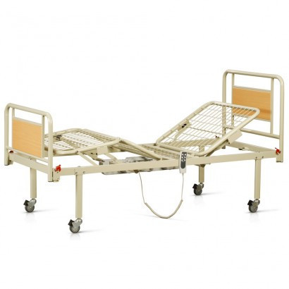 Кровать функциональная с электроприводом на колесах 4 секции OSD-91V+OSD-90V для лежачих больных - фото 1 - id-p1196802995