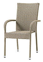 Стілець садовий Петан натура (Сталь та водонепроникний петан, ручного плетіння.) натура, buuba